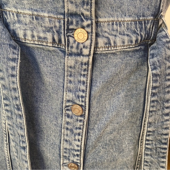 GAP Denim Shirt Dress Belted Sleeveless Midi, Size 6, NWOT - Picture 9 of 13